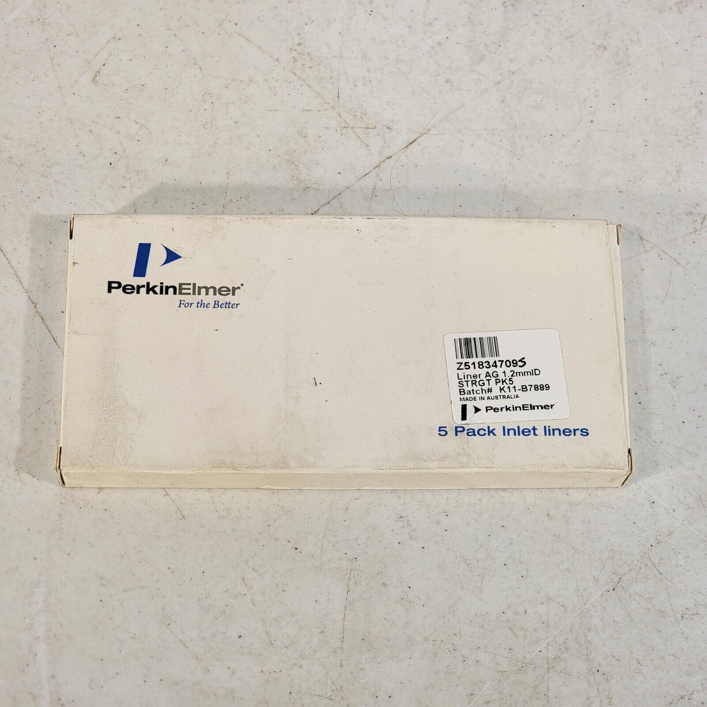 PerkinElmer 5-Pack Inlet Liners AG 1.2mm ID STRGT Z51834709S