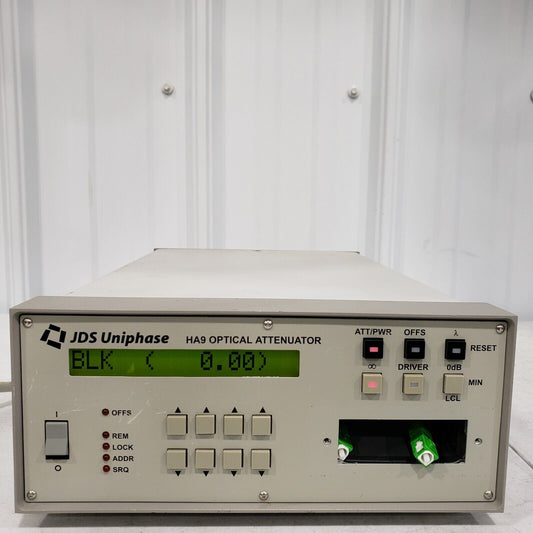 JDS Uniphase HA 9 Extended Range Programmable Optical Attenuator