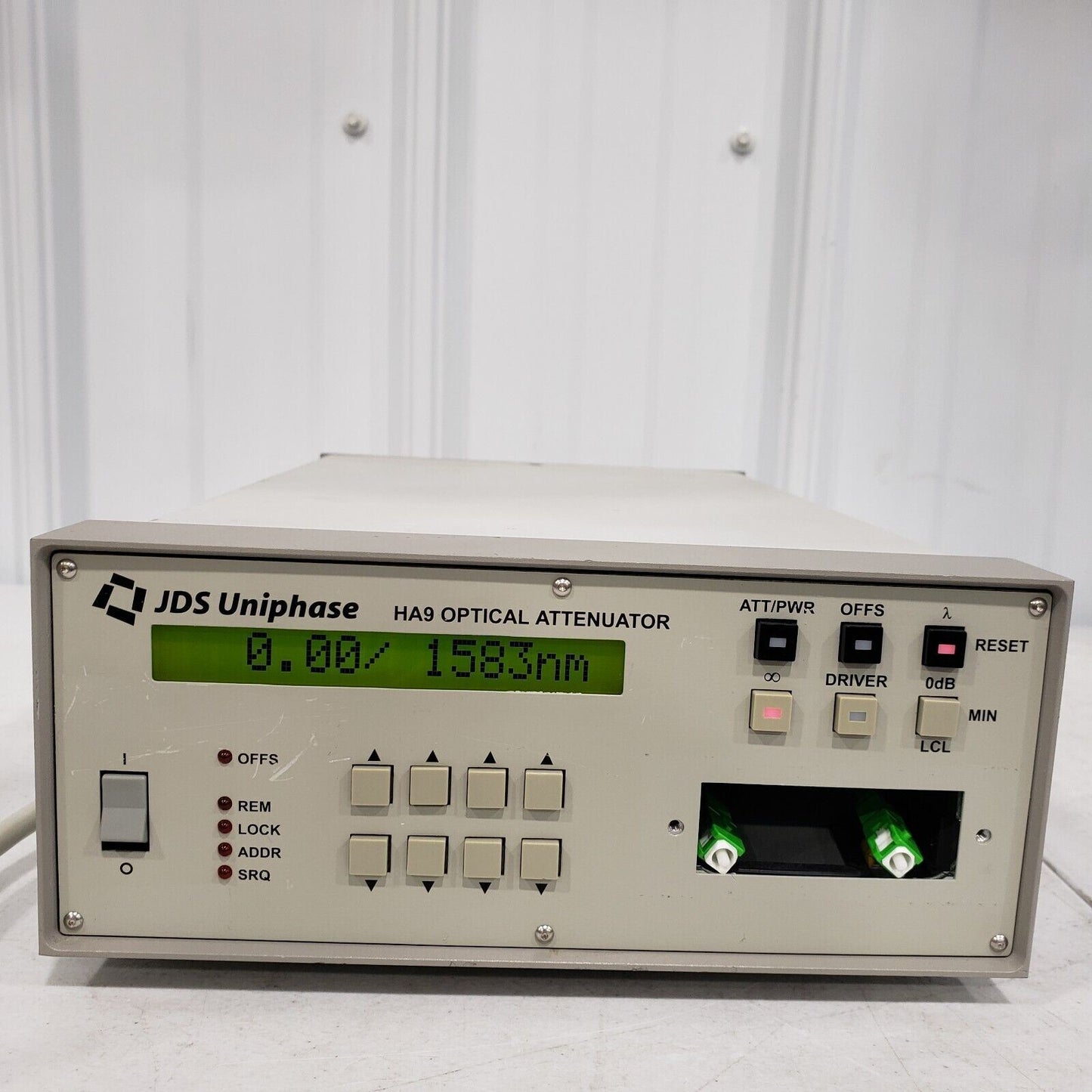 JDS Uniphase HA 9 Extended Range Programmable Optical Attenuator