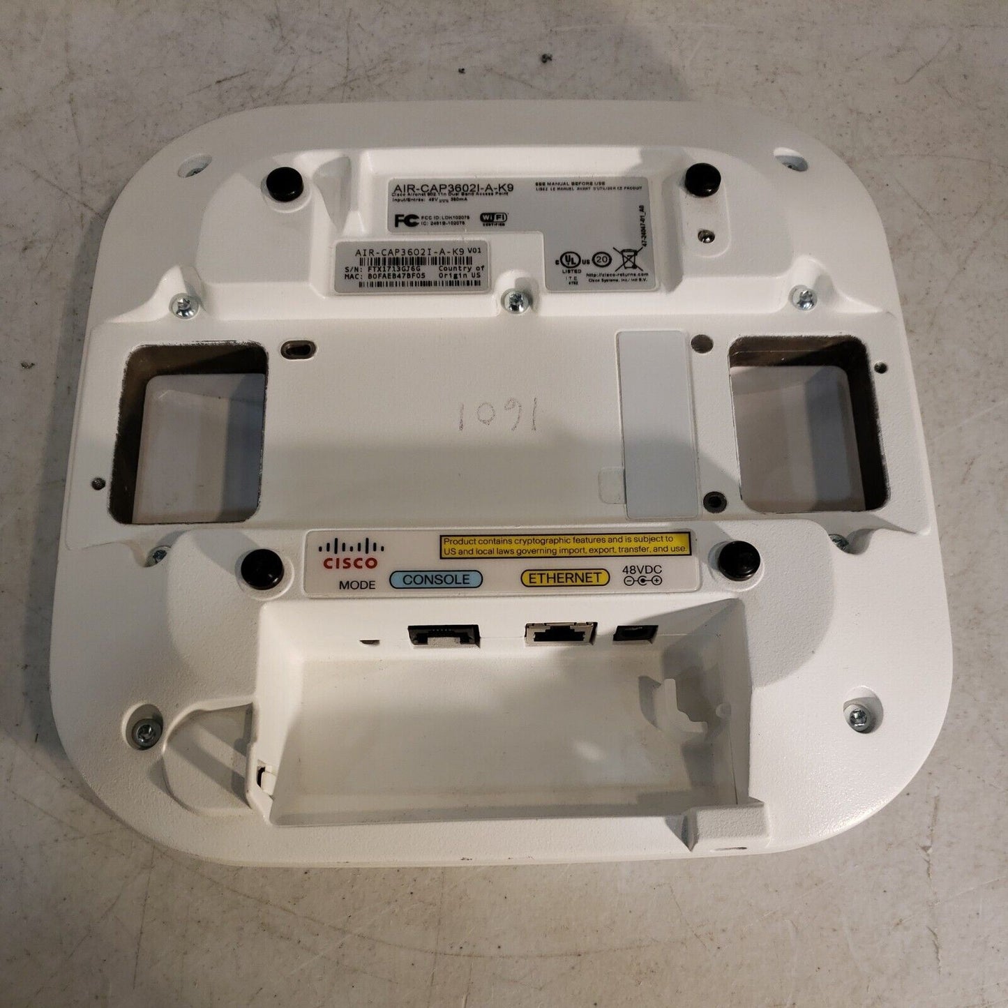 Cisco AIR-CAP3602I-A-K9 450Mbps Wireless Access Point