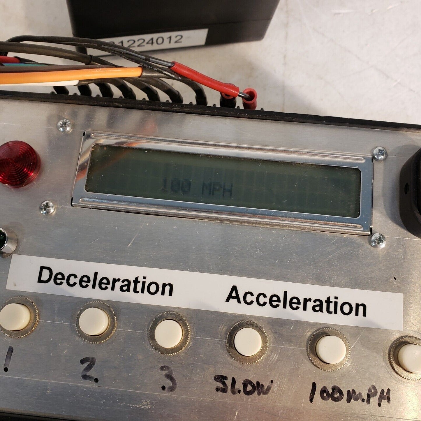 Slow-n-Tell Module and Tester Acceleration Deceleration Instinctive Brake Light