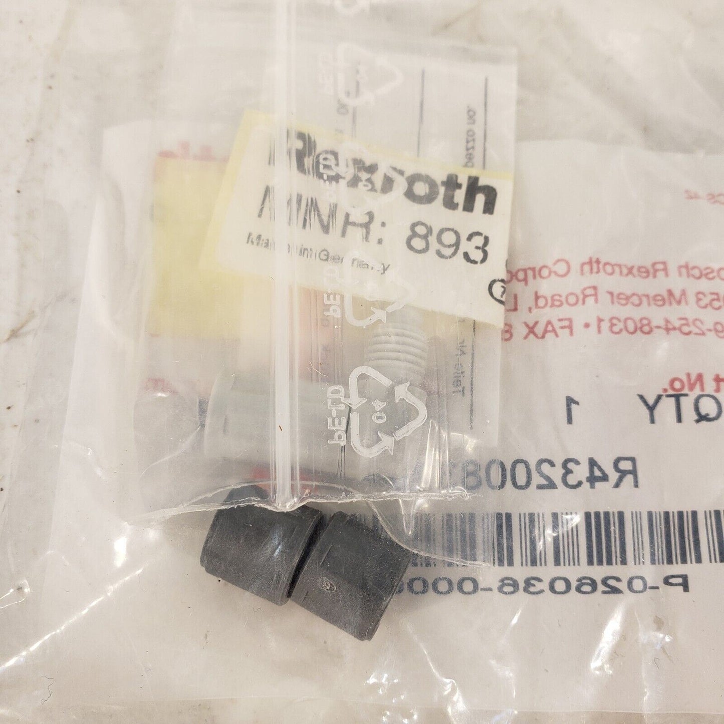 Rexroth Bosch R432008328 Elbow Assembly Repair Kit Pneumatic 7877 10 W 03