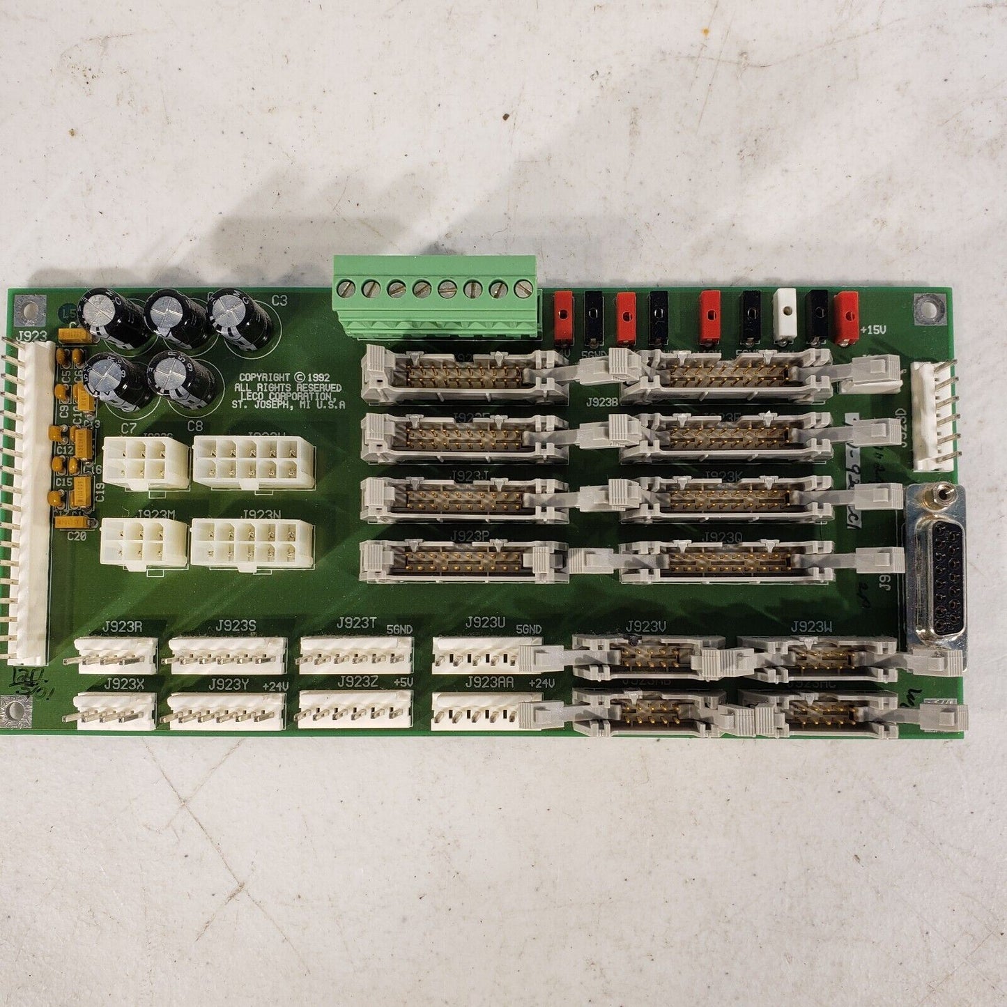 Leco FP-528 Power Distribution Circuit Board ML 777-923CC1