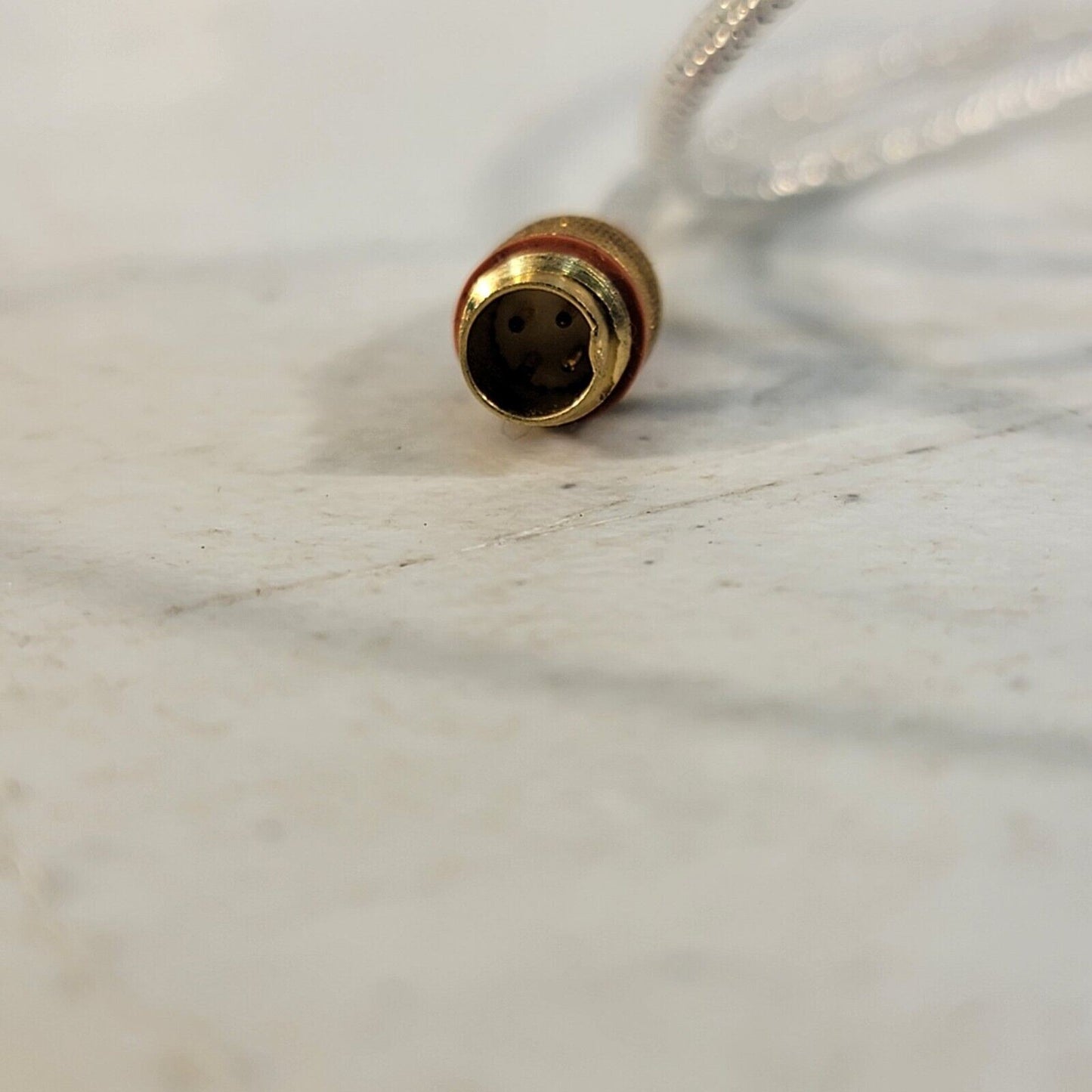 Intertech Kistler 1576 Distribution Cable, Teflon Kacket 4-Pin 1/4-28 to 3x BNC