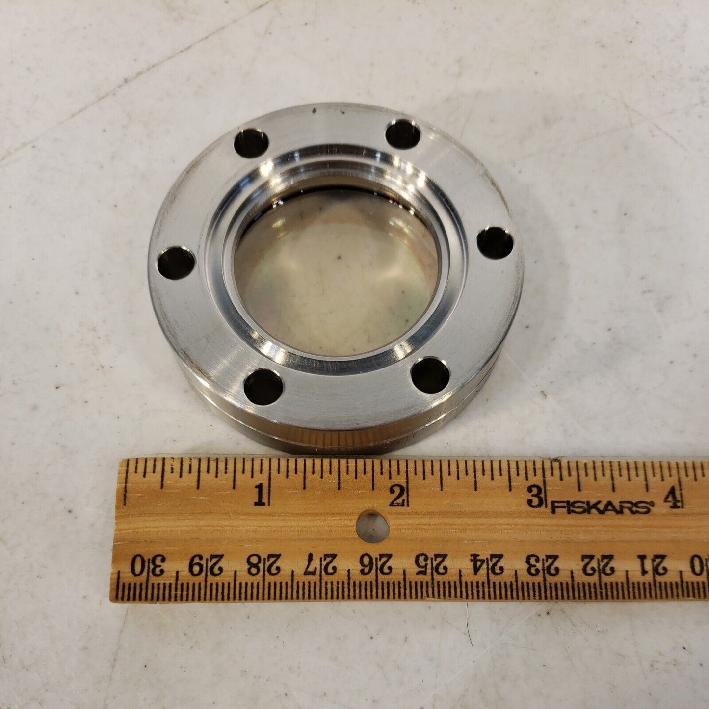 Huntington 2.75" DN35CF Stainless Steel Conflat Viewport High Vacuum