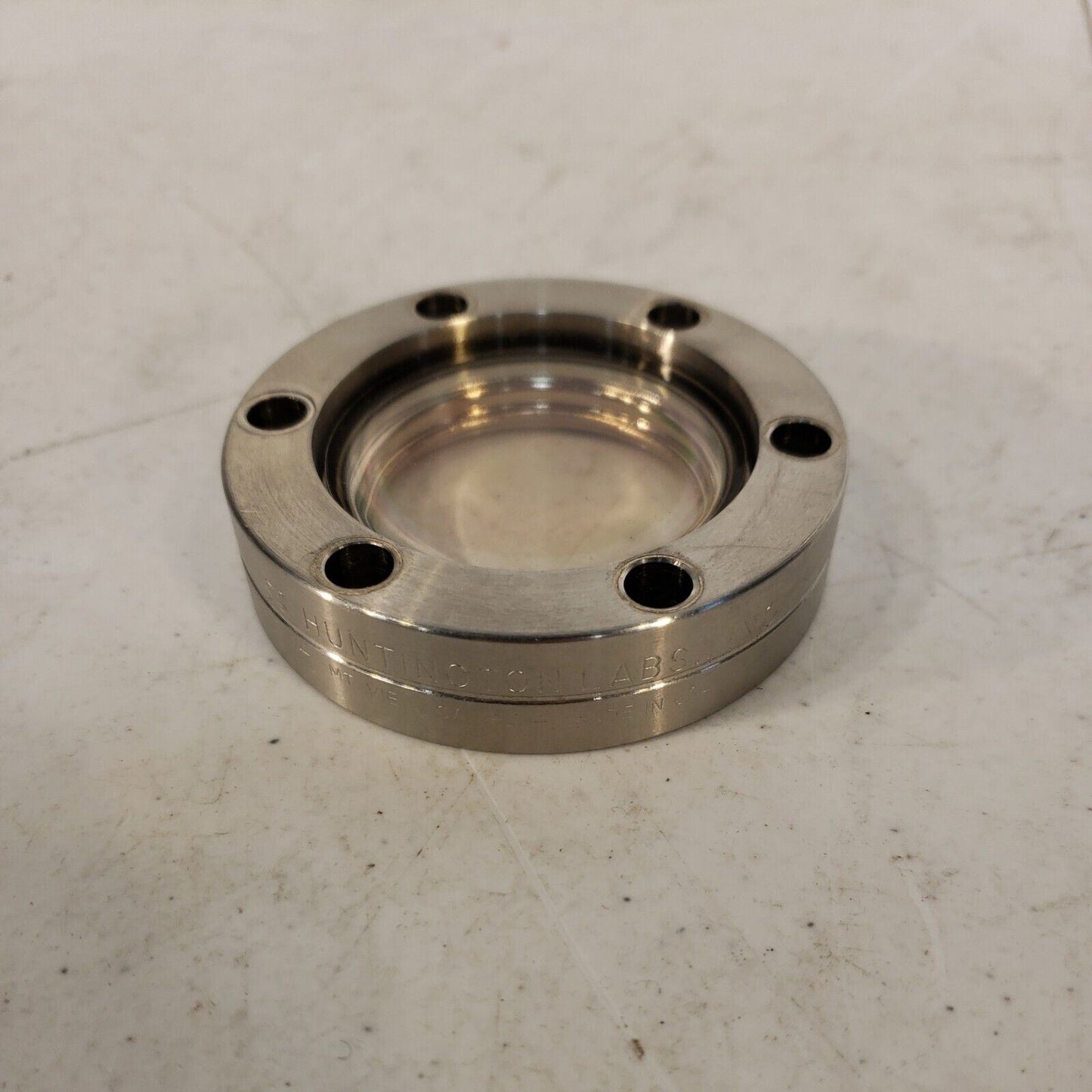 Huntington 2.75" DN35CF Stainless Steel Conflat Viewport High Vacuum
