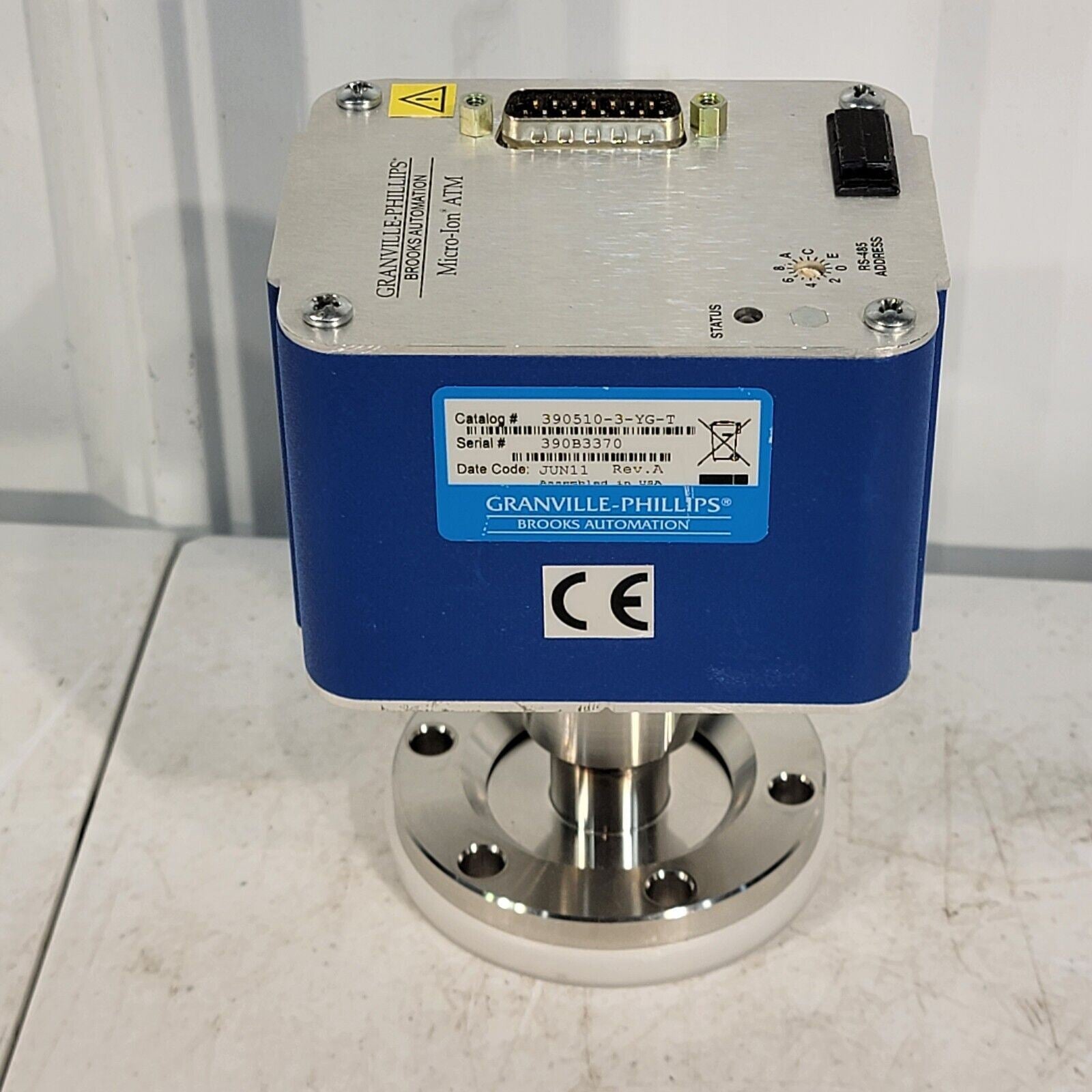 GranvillePhillips MKS 3905103YGT MicroIon ATM Modular Pressure Tr