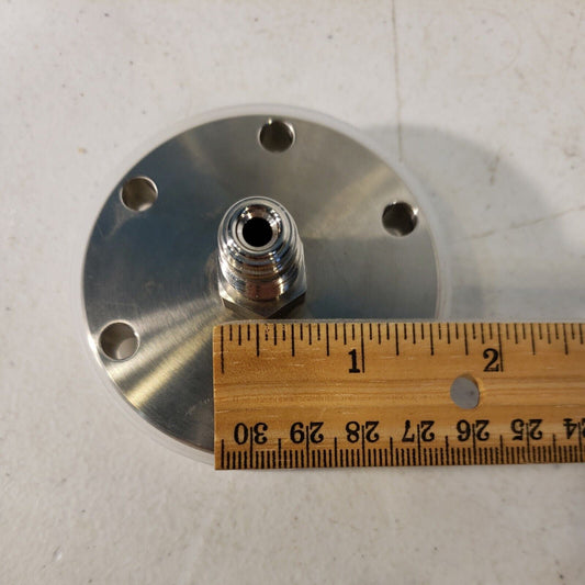 2.75" DN35CF CF Conflat to 1/4" VCR Adapter Stainless Steel High Vacuum