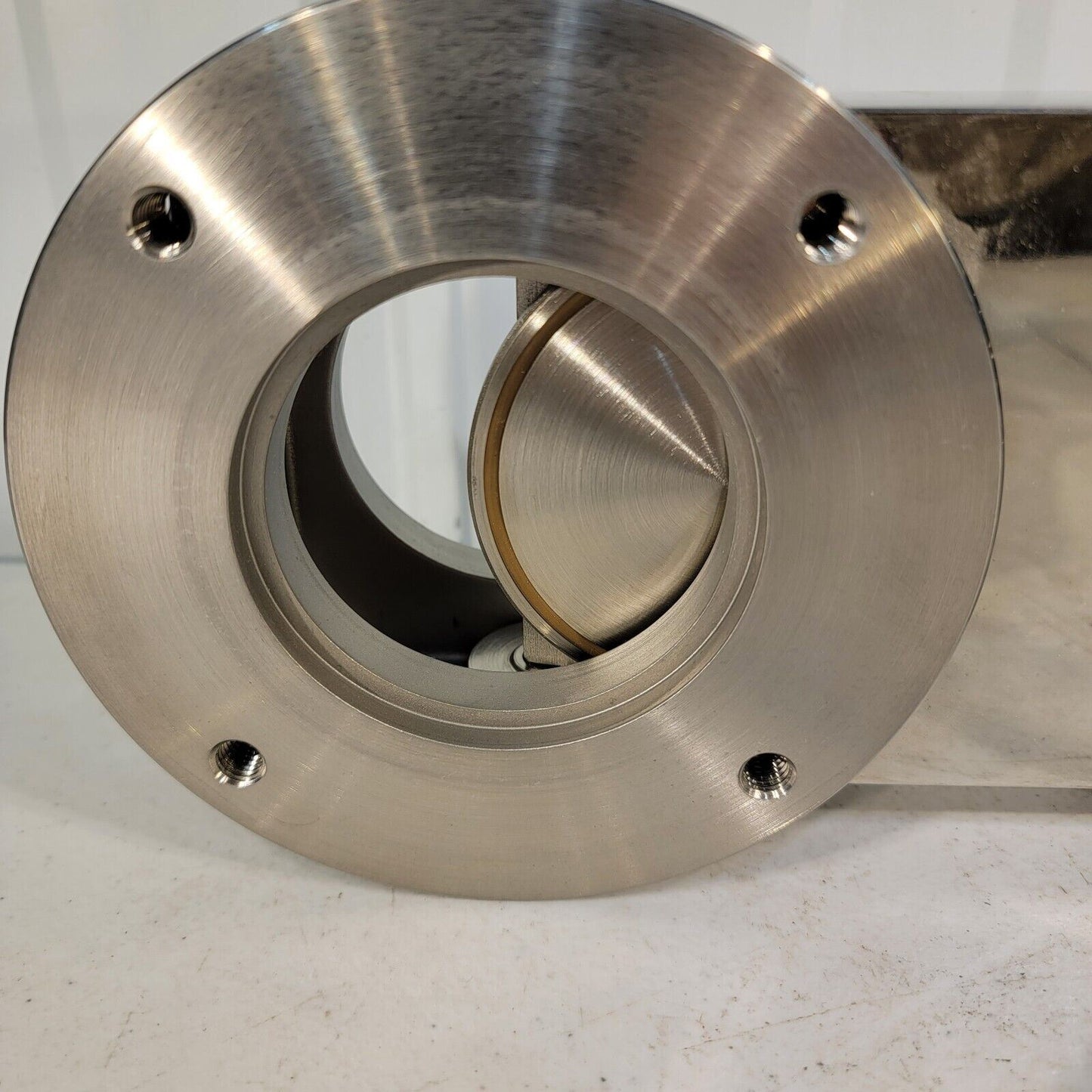 ISO-LFB ISO-B F LF LFB63 63 High Vacuum Manual Gate Valve 4-Bolt Stainless Steel