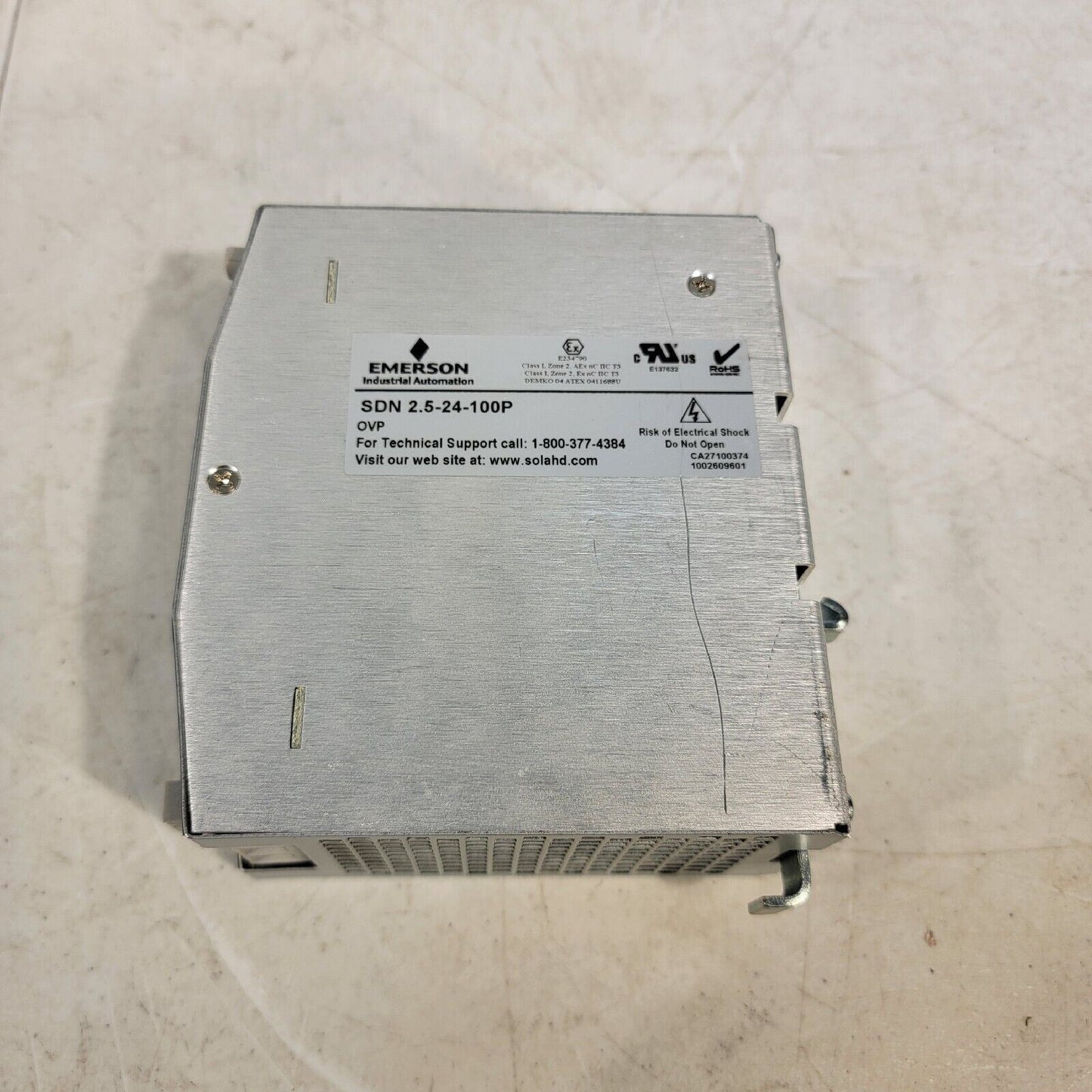SOLA SDN 2.5-24-100P Power Supply Sola 24v 2.5A NEC Class 2 115/230VAC