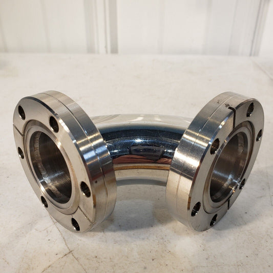 2.75" DN35CF 90 Degree Elbow Fitting  Stainless Steel High Vacuum