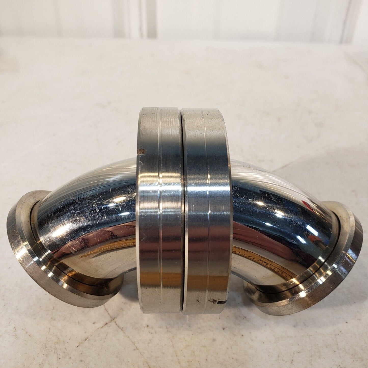 2.75" DN35CF 90 Degree Elbow Fitting Stainless Steel High Vacuum