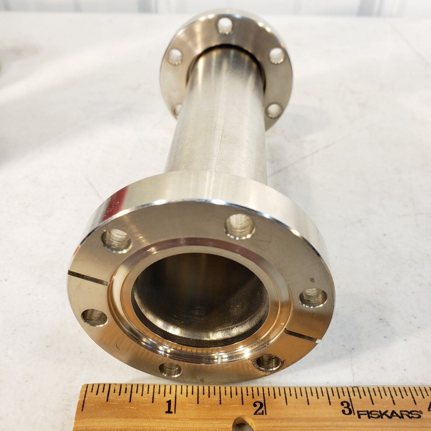 2.75" DN35CF CF 6.5" Length 1.375" ID Full Nipple High Vacuum Service Physics