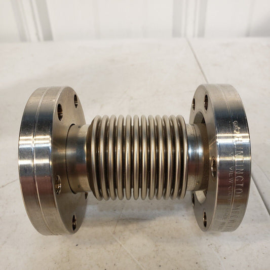 2.75" DN35CF Huntington Bellows 3.375" L Stainless Steel High Vacuum