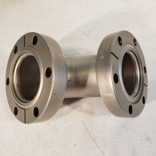 2.75" DN35CF Varian 90 Degree Elbow Fitting Stainless Steel High Vacuum