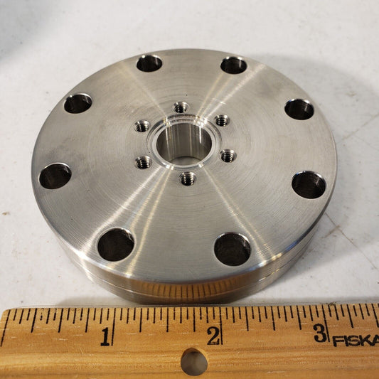 3.38" NW50CF Zero Length Adapter 1.33" DN16CF Stainless Steel High Vacuum