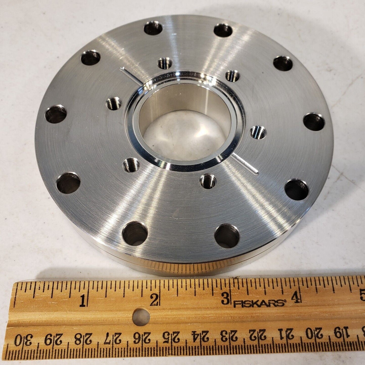 4.62 NW75CF Zero Length Adapter to 2.75 DN35CF High Vacuum Stainless Steel