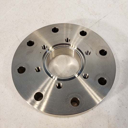 4.5" DN63CF Zero Length Adapter to 2.75" DN35CF High Vacuum Stainless Steel