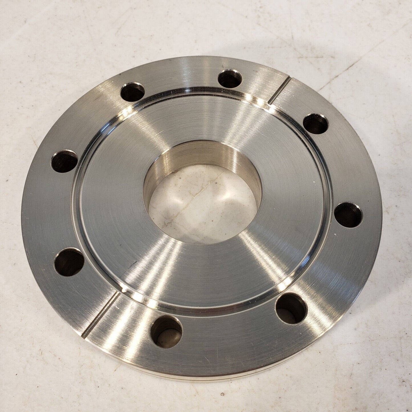 4.5" DN63CF Zero Length Adapter to 2.75" DN35CF High Vacuum Stainless Steel