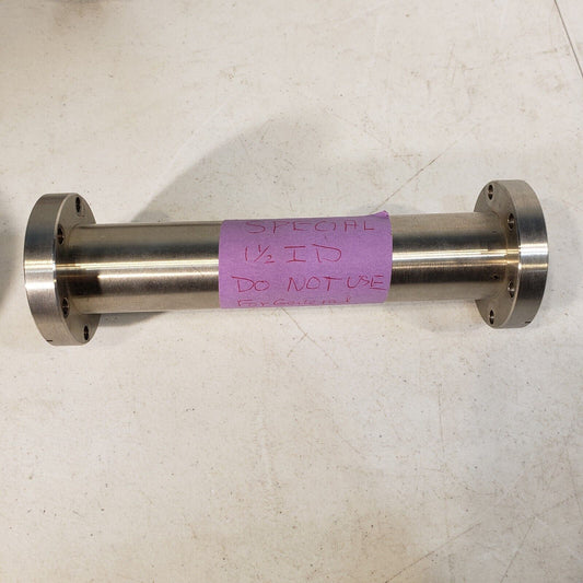 2.75" DN35CF on 8.5" Length 1.5" ID Full Nipple High Vacuum Stainless Steel