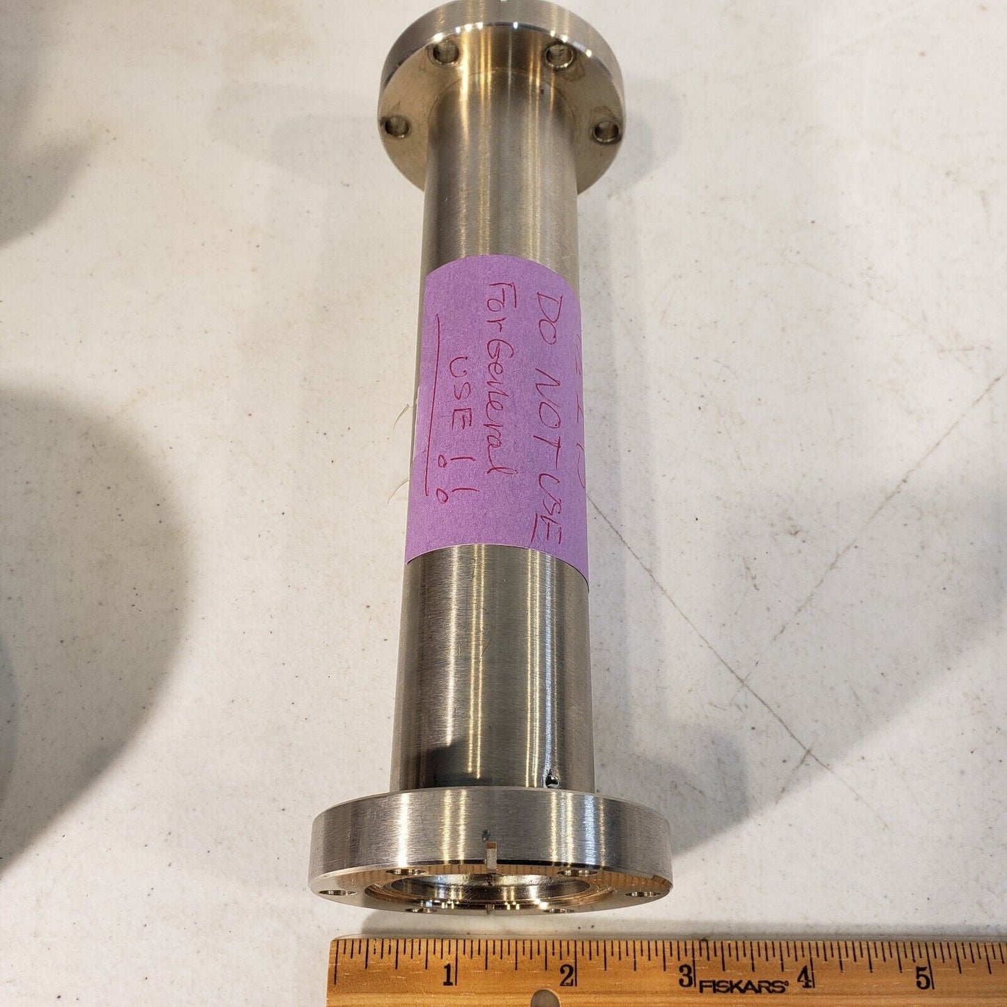 2.75" DN35CF on 8.5" Length 1.5" ID Full Nipple High Vacuum Stainless Steel