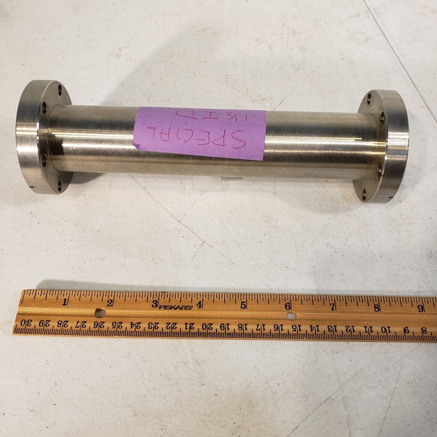 2.75" DN35CF on 8.5" Length 1.5" ID Full Nipple High Vacuum Stainless Steel
