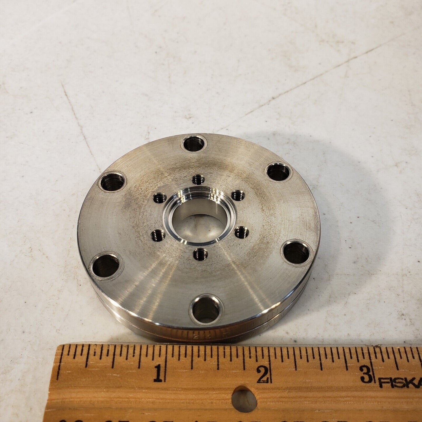2.75" DN35CF Huntington High Vacuum Zero Length Adapter to 1.33" DN15CF