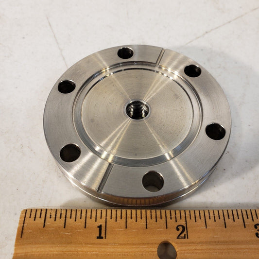 2.75" DN35CF High Vacuum Stainless Steel With Central 1/8" NPT Bolt Hole