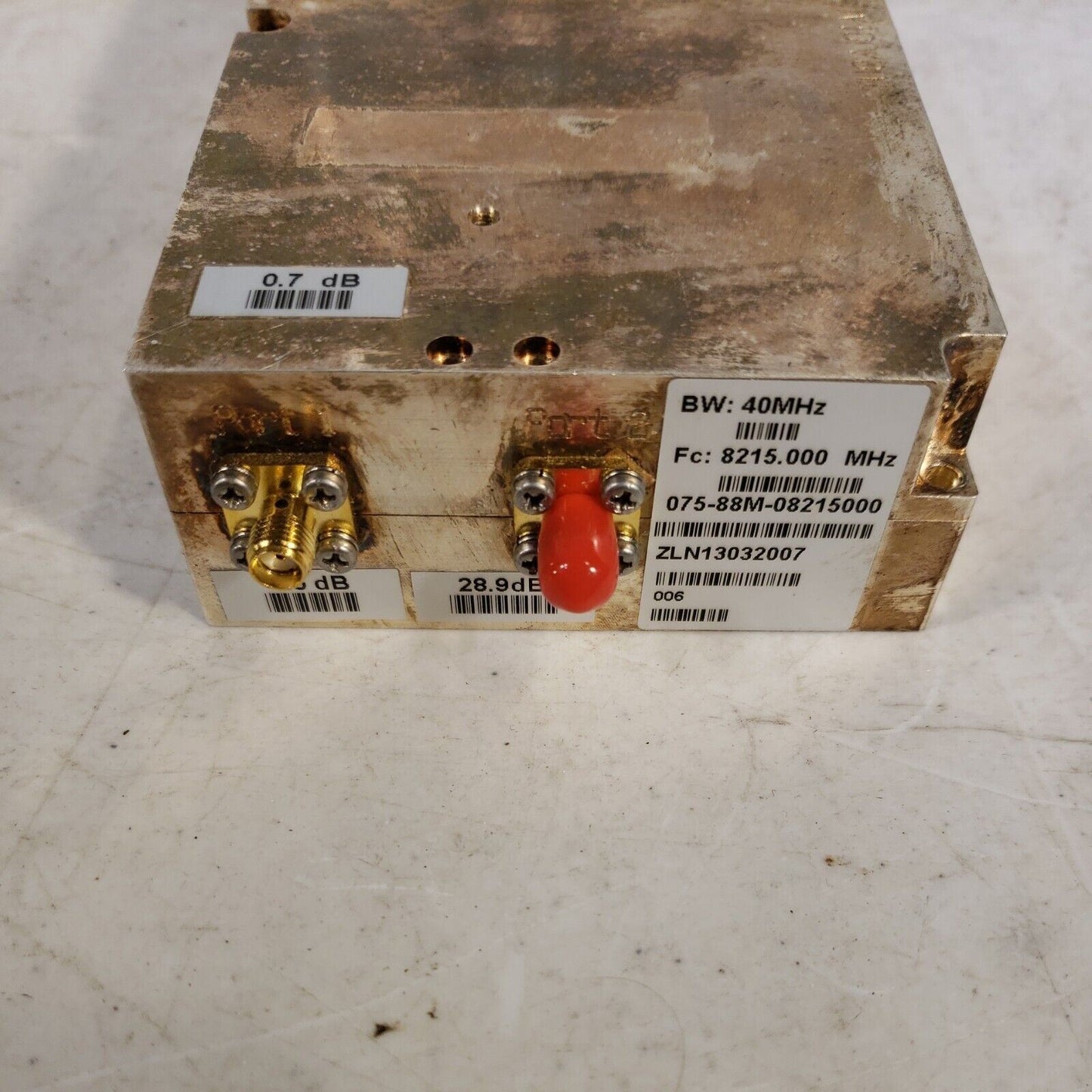 Aviat RF Microwave Filter 8215MHz 075-501098-410