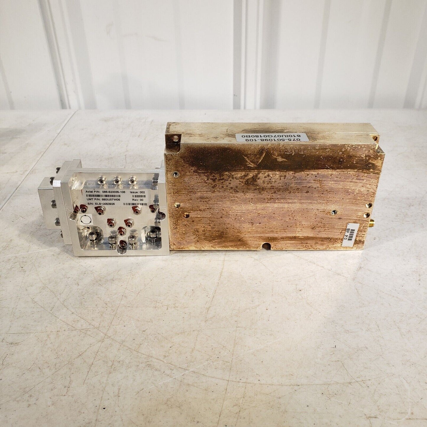 Aviat RF Microwave Filter 7825MHz 075-501098-109