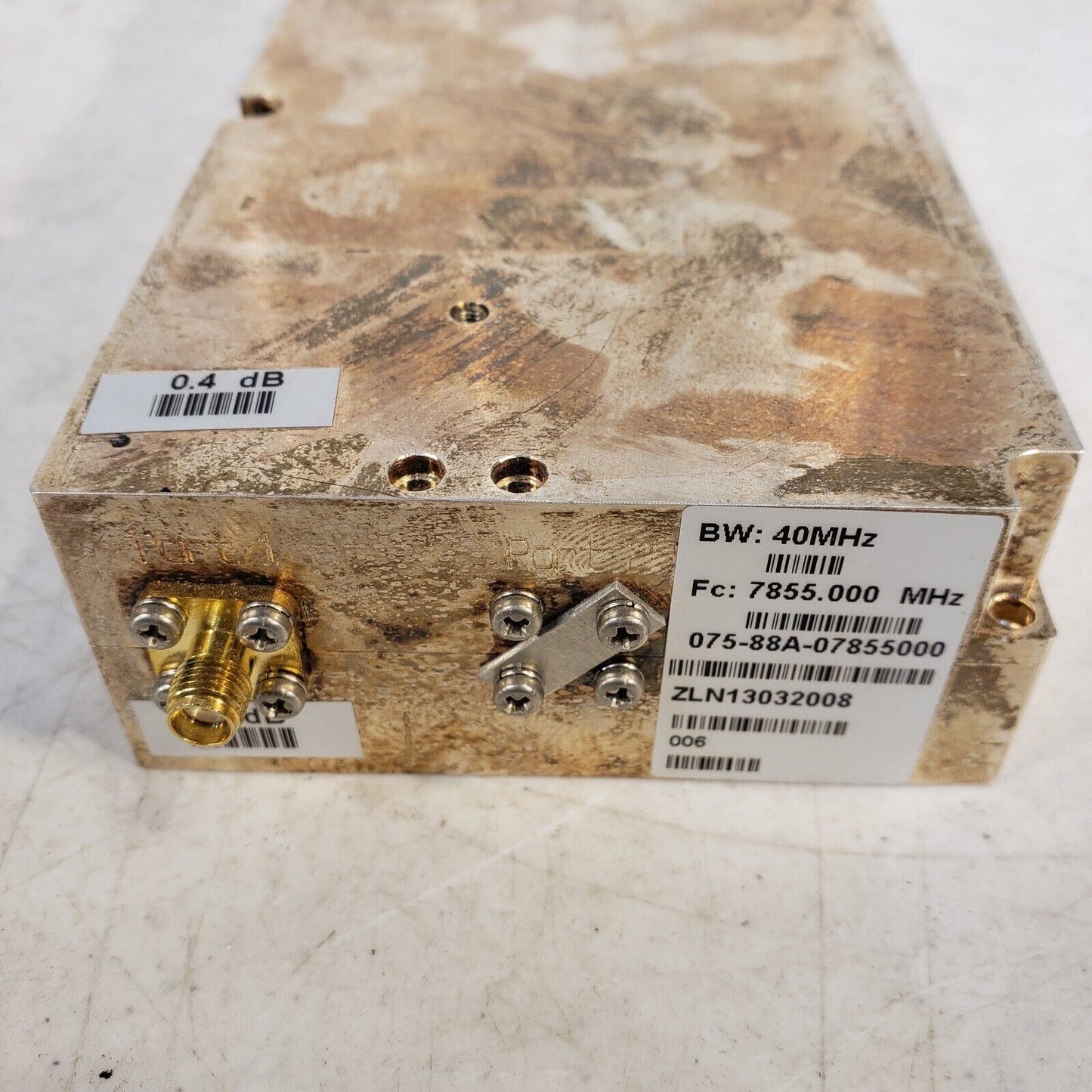 Aviat RF Microwave Filter 7855MHz 075-501098-109