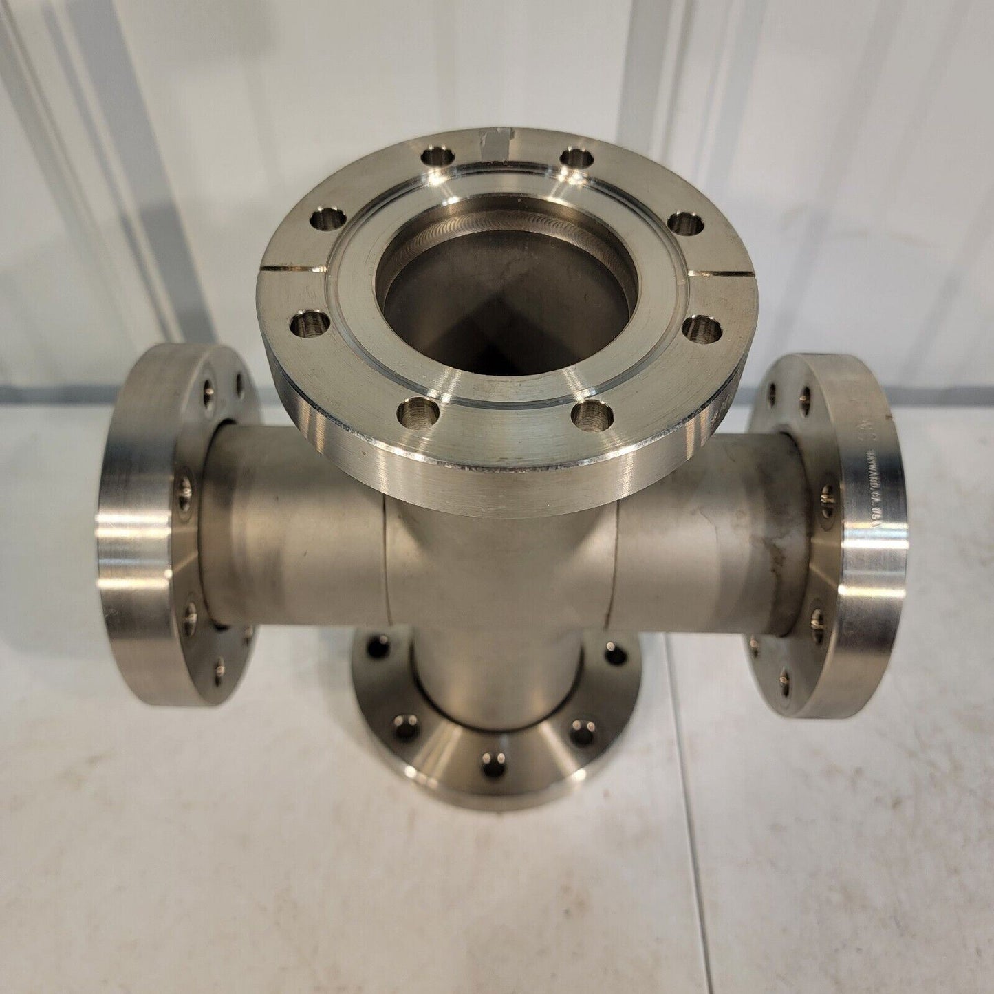 MDC MFG 4.5" DN63CF Conflat 4-Way Cross High Vacuum Chamber Stainless UHV