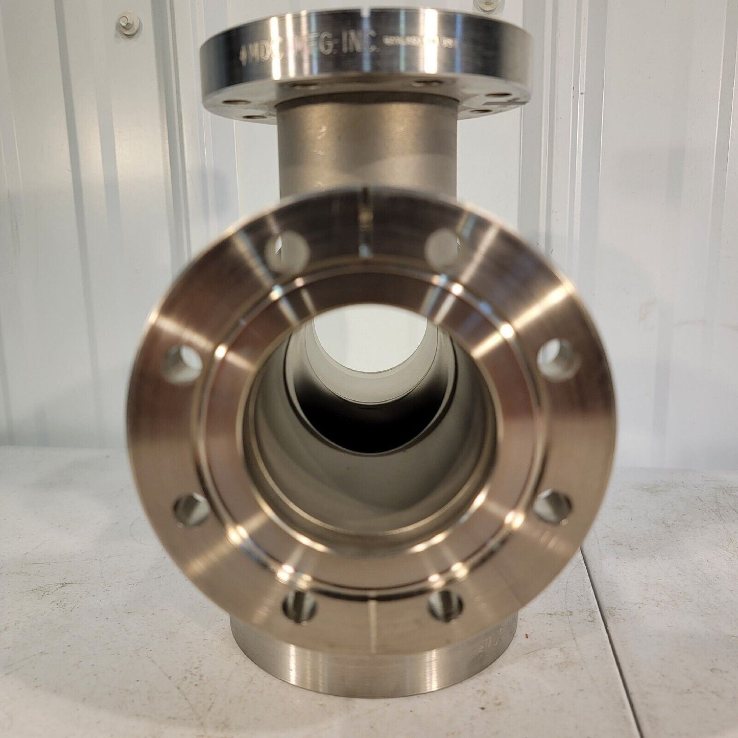 MDC MFG 4.5" DN63CF Conflat 4-Way Cross High Vacuum Chamber Stainless UHV