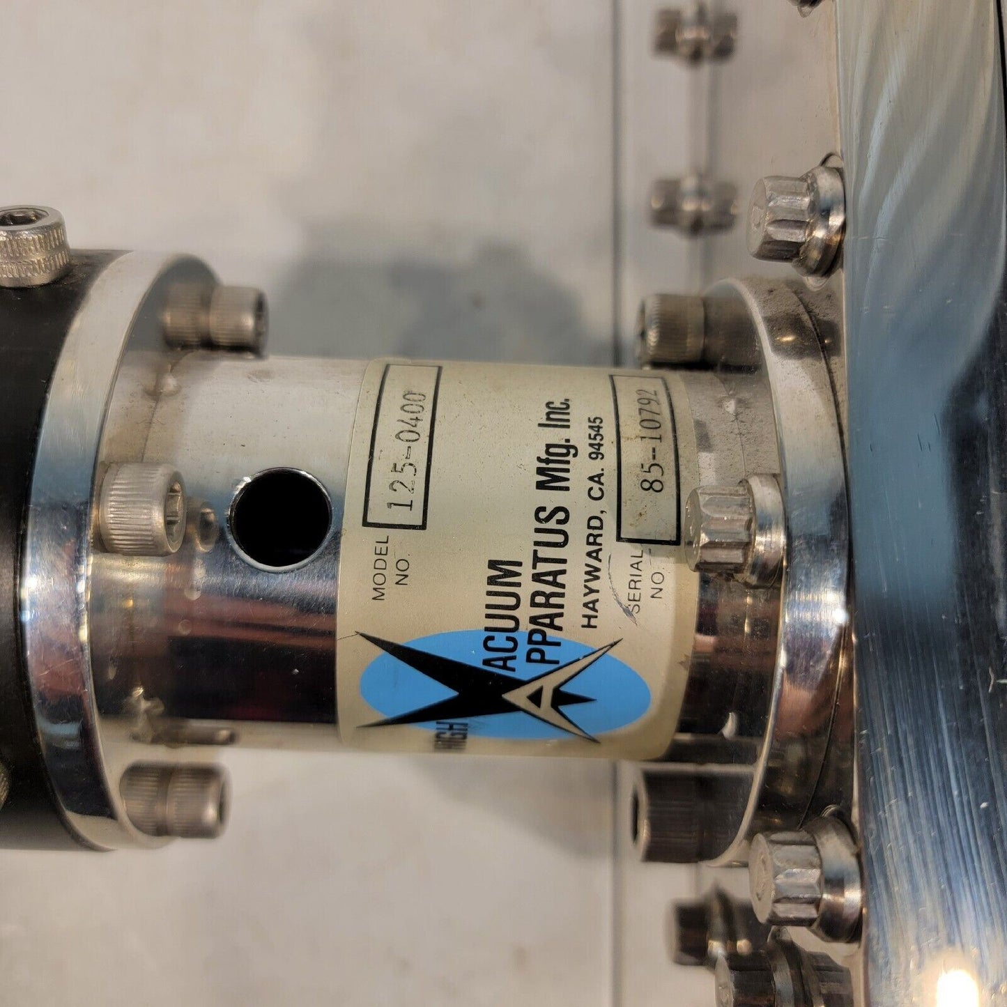 HVA 6" DN100CF Conflat Gate Valve Pneumatic High Vacuum