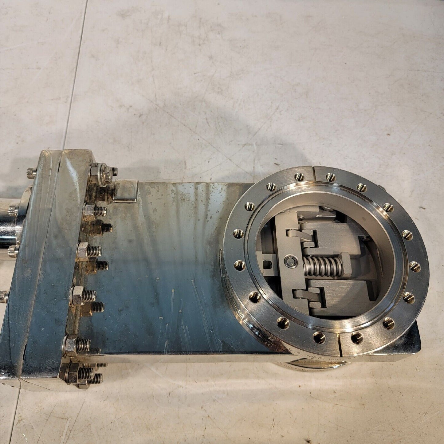 HVA 6" DN100CF Conflat Gate Valve Pneumatic High Vacuum
