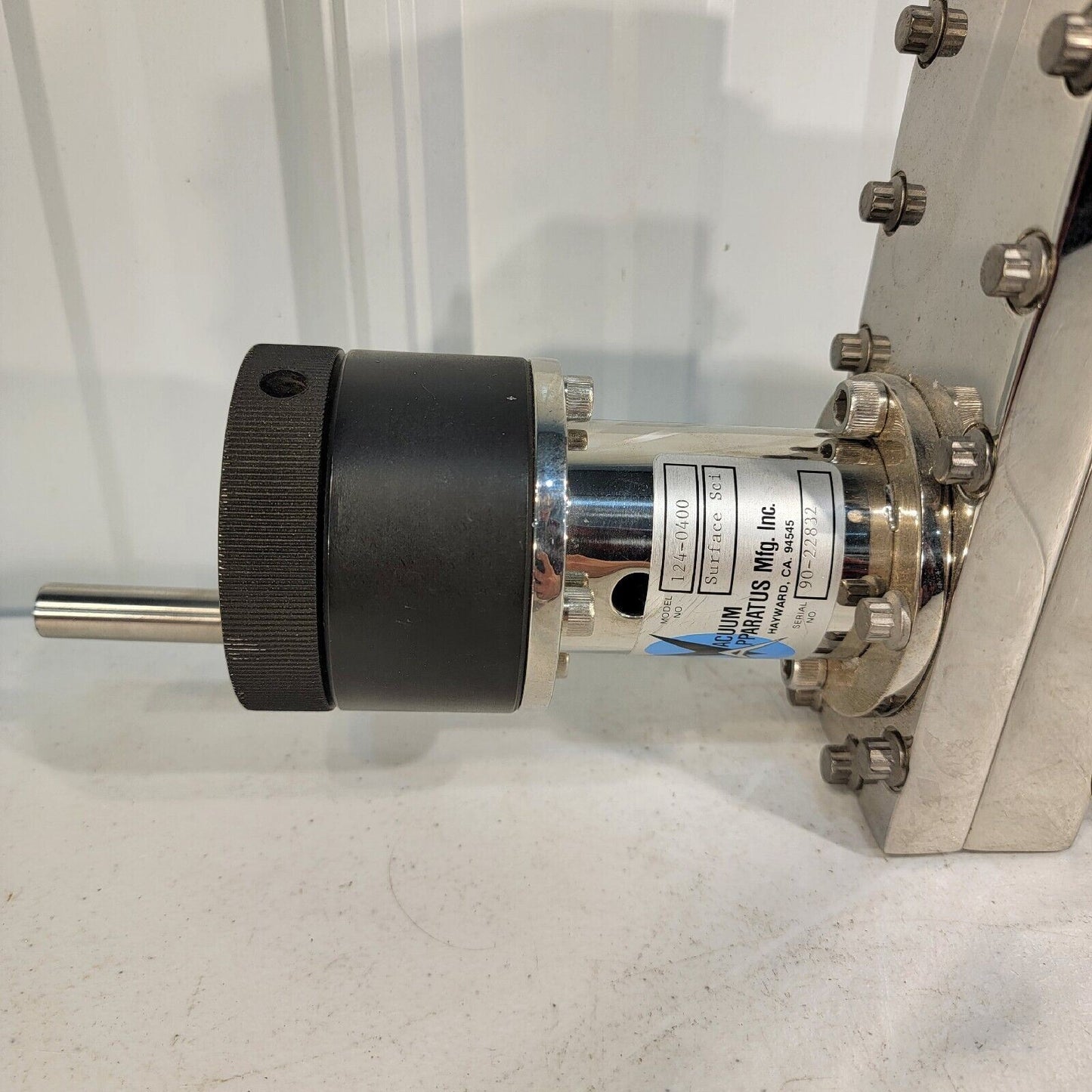 HVA 6" DN100CF Conflat Gate Valve Manual High Vacuum Stainless Steel