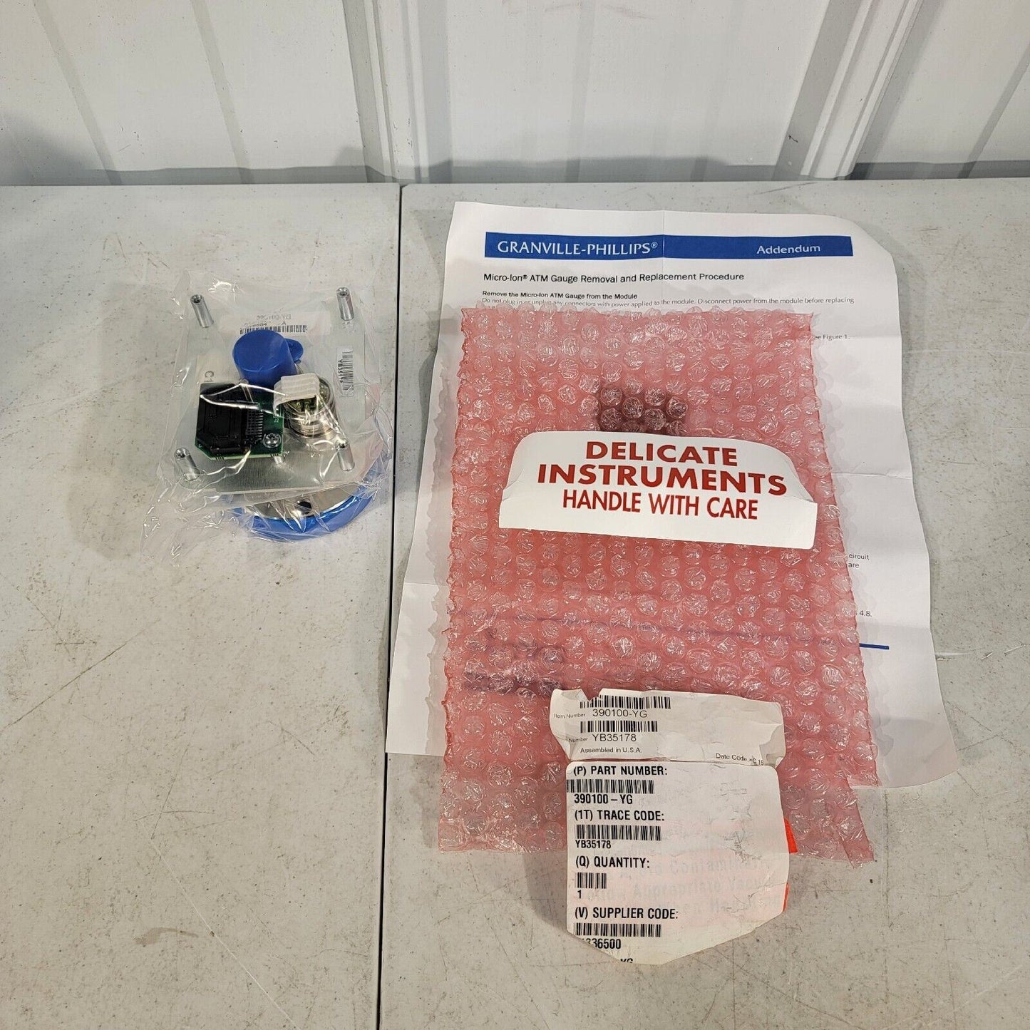 MKS Granville 390100-YG Replacement Vacuum Gauge Micro-Ion Yttria 2.75" CF