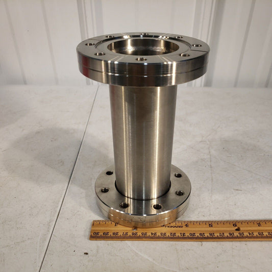 4.5" DN63CF Rotatable Conflat Full Nipple 7" Length High Vacuum Stainless Steel