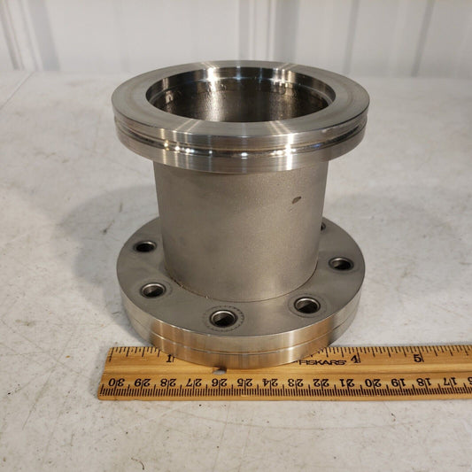 4.5" DN63CF to ISO-K ISO-63 Full Nipple Adapter 3.5" Length Conflat High Vacuum