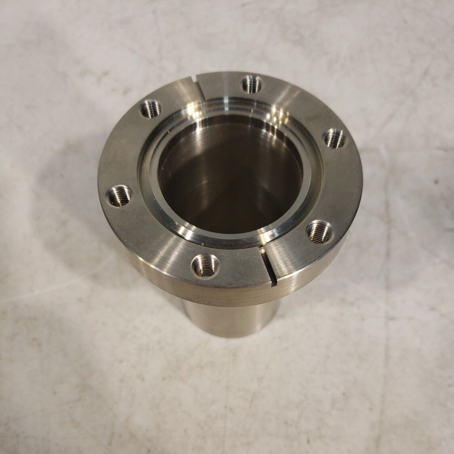 2.75" DN35CF Conflat Half Nipple 3" Length High Vacuum Stainless Steel
