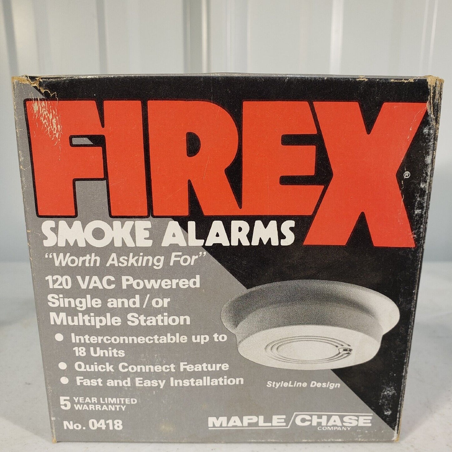 FireX Smoke Alarms 0418 Maple Chase