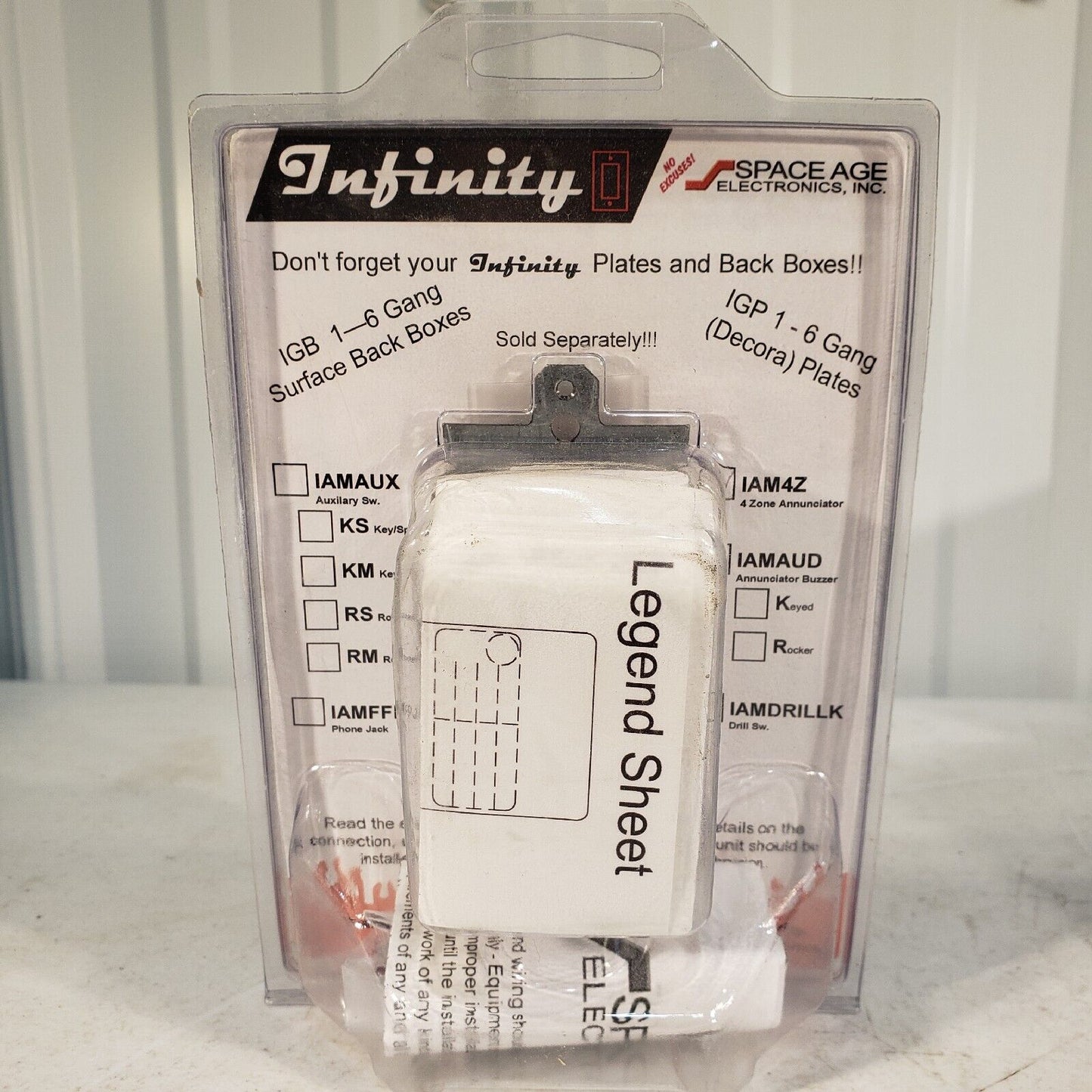 Infinity IAM4Z Fire HVAC Access Control Annunciator Module Series