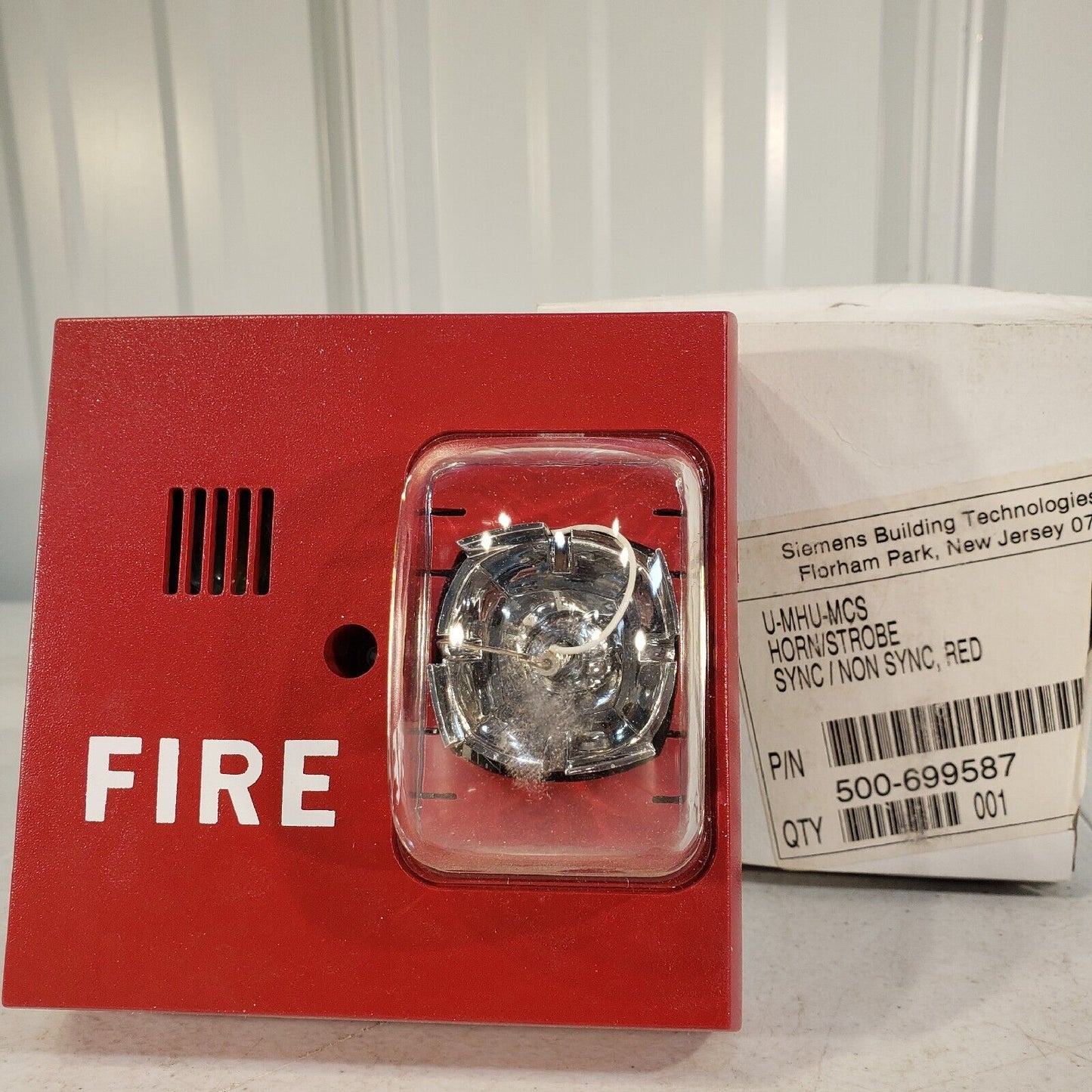 Seimens U-MHU-MCS Horn/Strobe 500-699587