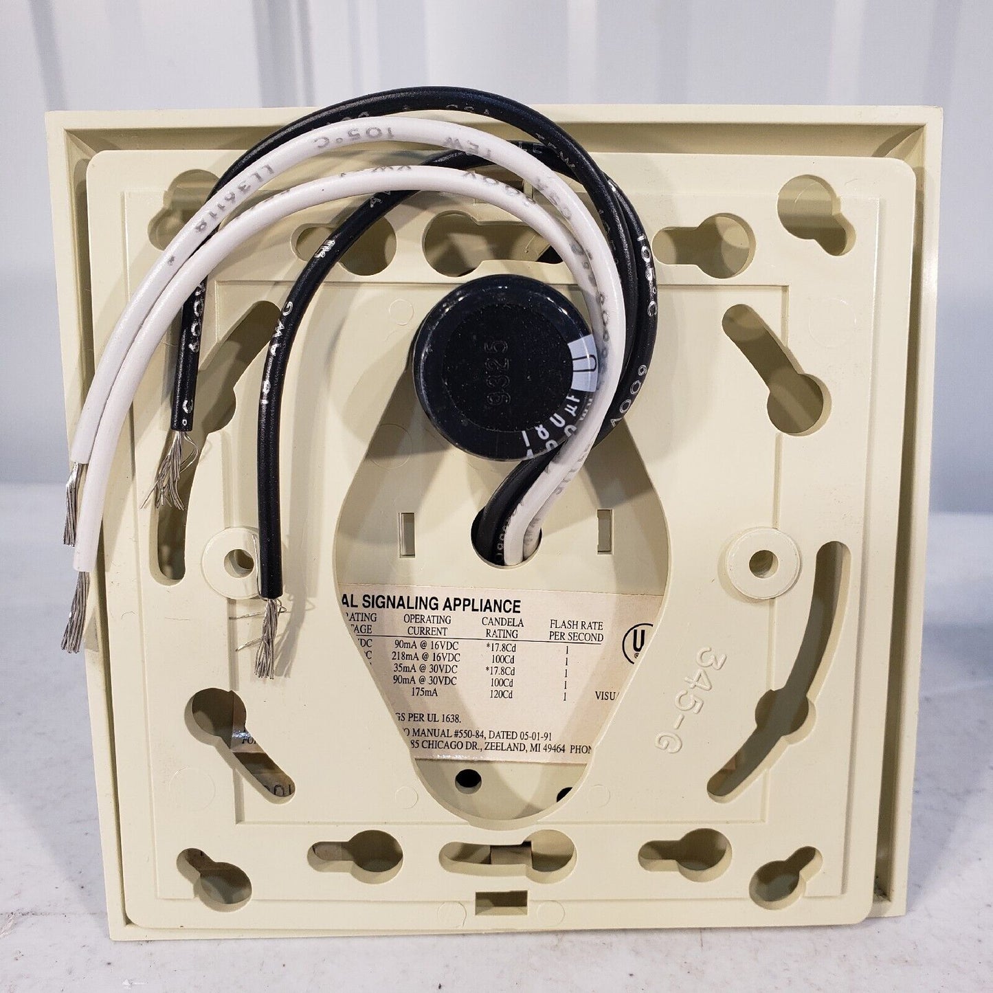 Gentex Strobe GXS-120 UL Fire Signalling Light Appliance