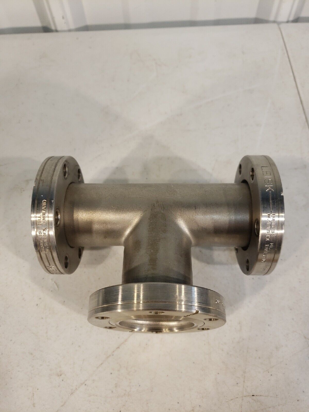 Leisk 2.75" DN35CF Tee With Two Rotatable Flanges High Vacuum
