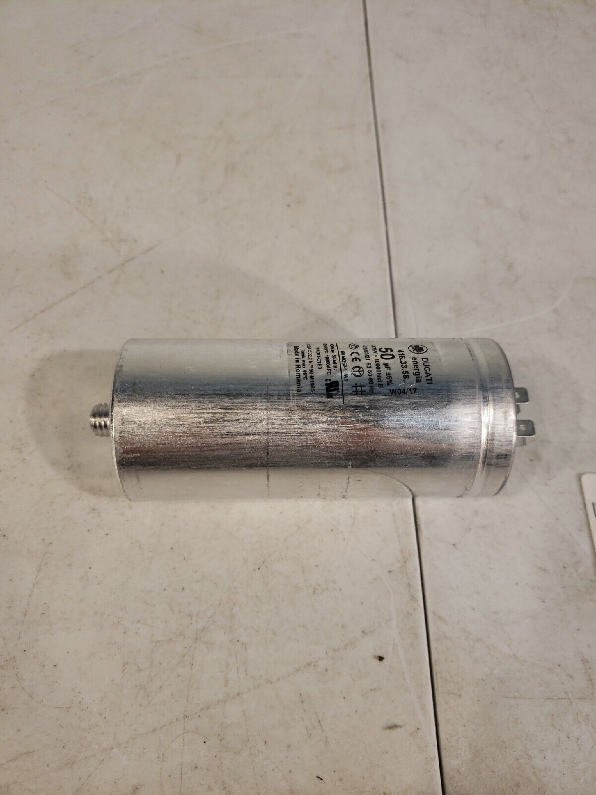Ducati 416.33.56 / Vertiv 10H42090P01 50uF 400VAC Capacitor