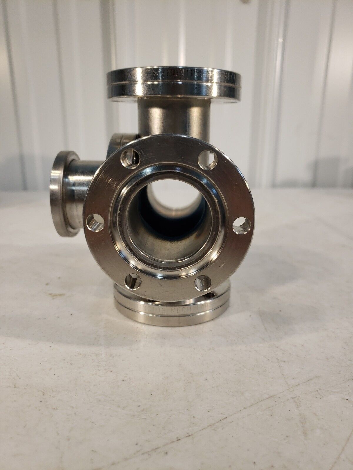 2.75" DN35CF 5-Way Cross Rotatable 5" L Huntington VF-5150 High Vacuum Stainless