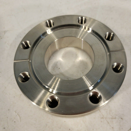 3.38" NW50CF to 2.75" DN35CF Zero Length Adapter High Vacuum Stainless Steel