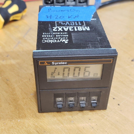 Syrelec M813AX2-12D Crouzet Control Timer Module 110v