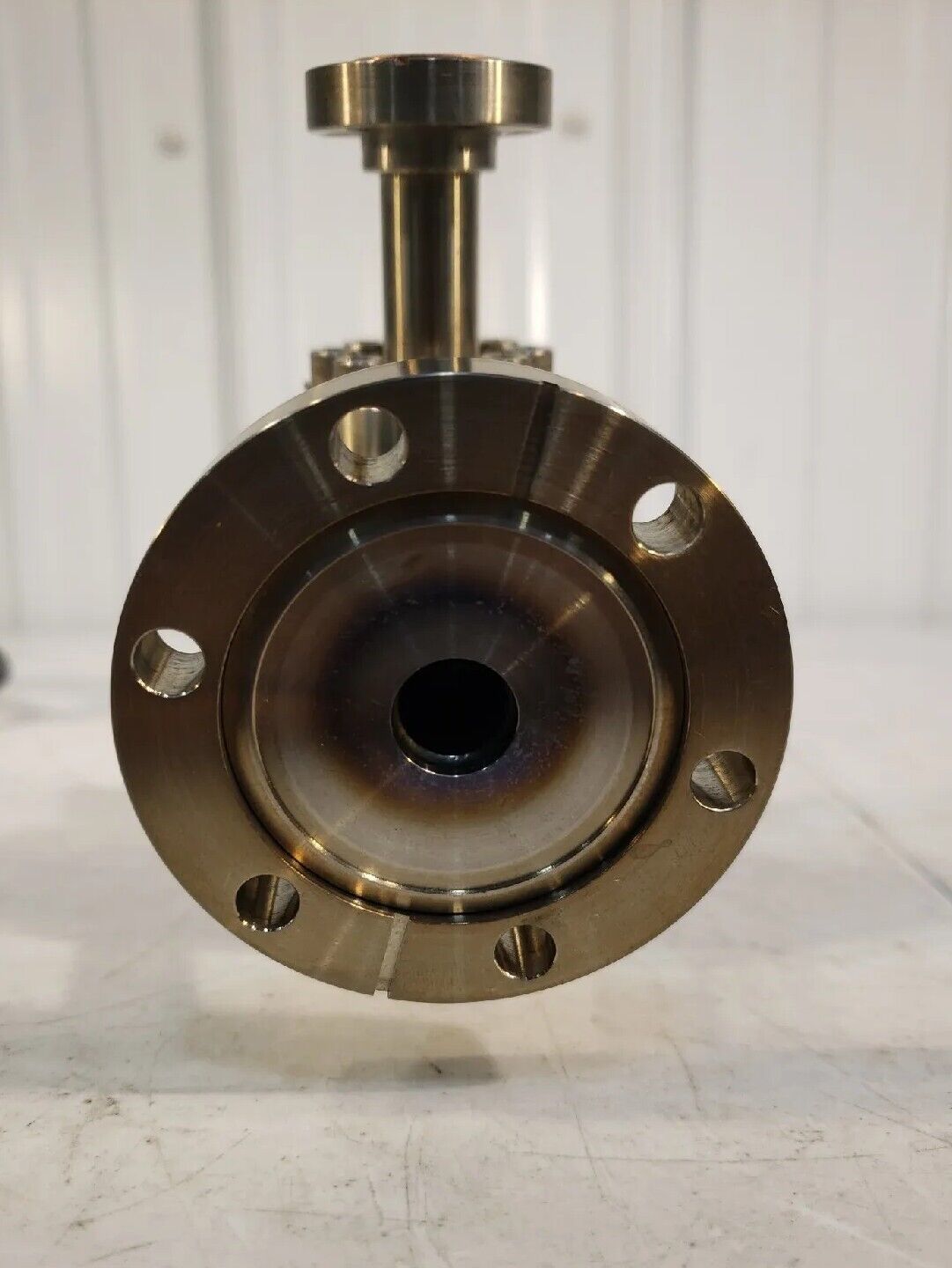 VacGen MD6 Right Angle Variable Leak Valve Rotatable Conflat High Vacuum